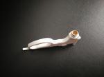 Precision Medical Plastic Molding Parts White Color , Threaded Inserts Plastic