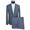 Buy cheap Spring Slim Fit Tailored Suits Grey Check 42-62 Size Adults Business from wholesalers