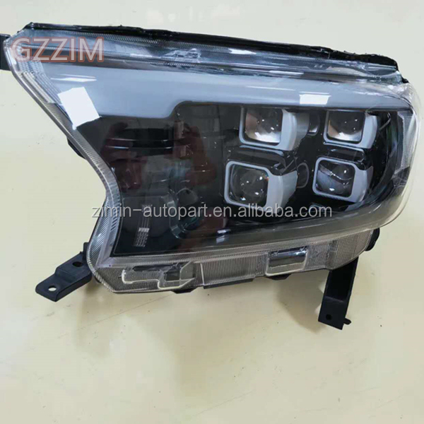 4 Eye LED HeadLight For Everest Ranger T7 T8 2015 2016 2017 2018 Bulb Type LED