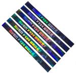 Customization Laser Glitter Wristband Event Concert Festival Neon Rainbow Laser