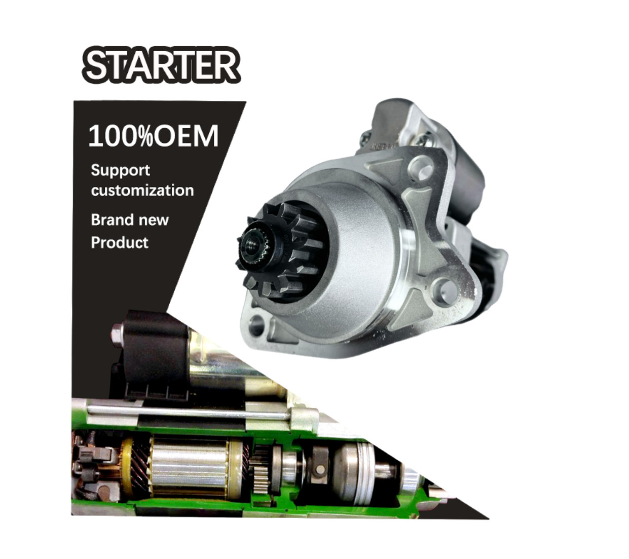 12V 11T CW STARTER BOBCAE T35.105, T35.105L, T35.130S 7355951 300516-00122 30051600122 7355951