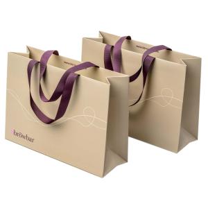 Wholesale Reusable White 250gsm Boutique Paper Bags For Gift from china suppliers