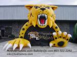 30ft oxford promotional red eagle customized football helmet inflatable entrance