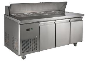 Wholesale 350 Three Door Flip Open Cover Stainless Steel Salad Bar Counter For Commercial,1800x700x850 from china suppliers