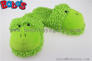 Wholesale Non-Slip Women Shoe Plush Stuffed Soft Frog Animal Home Slippers from china suppliers