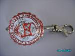 Pad Printing new design round silver Purse Key Finder