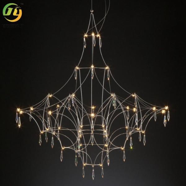 Italian Simple Art Chandelier Firefly Star Light Winery Villa Living Room