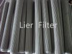 Stainless Steel Folded Filter Element High Porosity High Dirt Holding Capacity