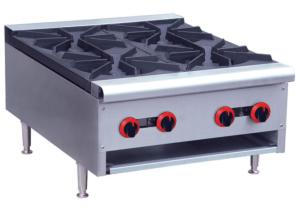 Wholesale Commercial Restaurant Cooking Equipment Table Top Gas Stove With 1 / 2 / 4 / 6 Burners from china suppliers