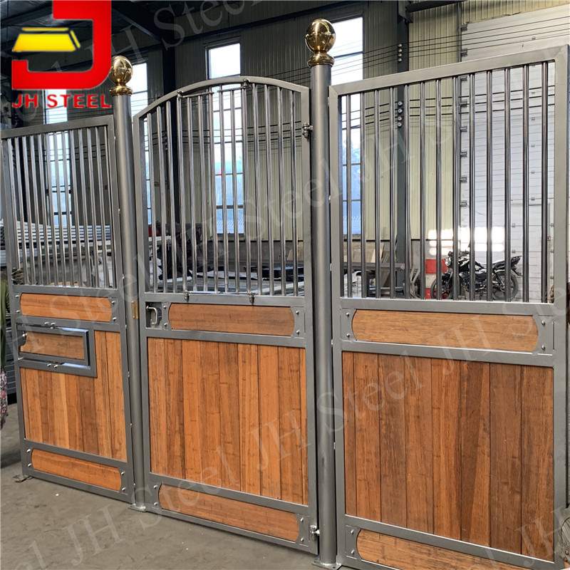 Pattern Powder Coating Waterproof Bamboo Horse Stall Fronts