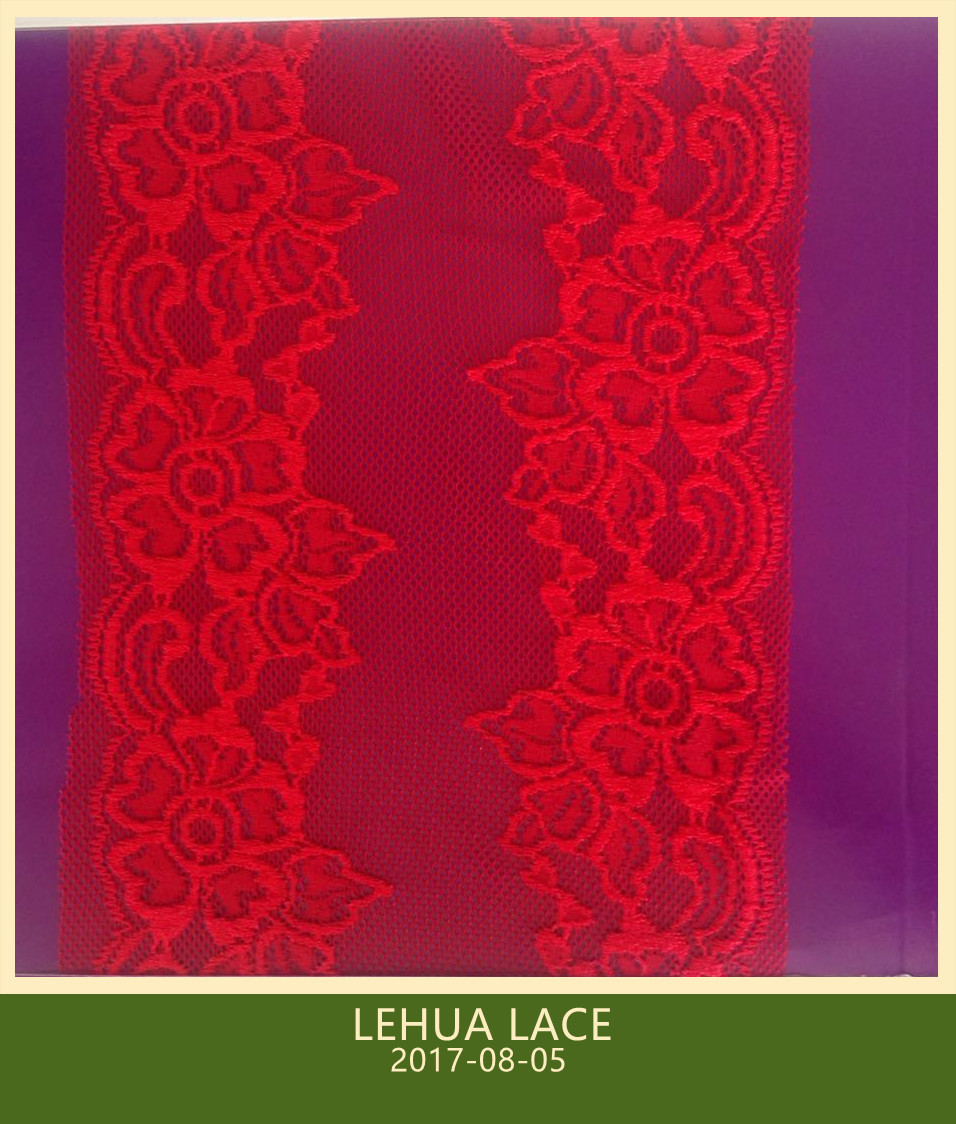 Hot Selling and nice quality Nylon Spandex Stretchy Brazil Lace from China