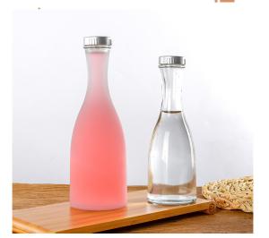 Wholesale Glass Jar 250ml 375ml 500ml Glass Storage Bottle Fruit Beverage Juice Bottle from china suppliers