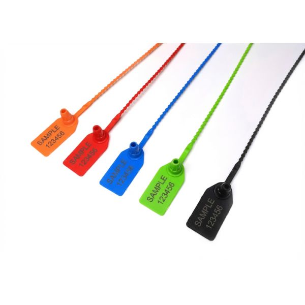 180mm Working Length Numbered Plastic Seals Polypropylene Security Seals