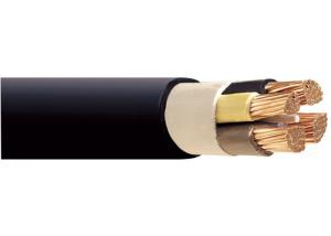 Wholesale 95mm2 4 Core Cable XLPE / PVC Armoured Copper Conductor LV Multi Core Swa Cable from china suppliers