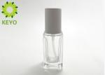 Empty 30ml Square Glass Foundation Bootle For Cosmetic Packaging