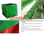 Outdoor Large Capacity Garden Gallon Waterproof Green Lawn PE Woven Waste Bags,