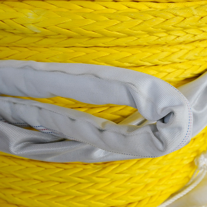 48mmx500m 12 Strand Braided Uhmwpe Rope With High MBL Made In China