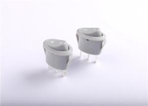 Wholesale 6A 10A 250VAC Oval Rocker Switch , Grey 2 Position Momentary Toggle Switch from china suppliers