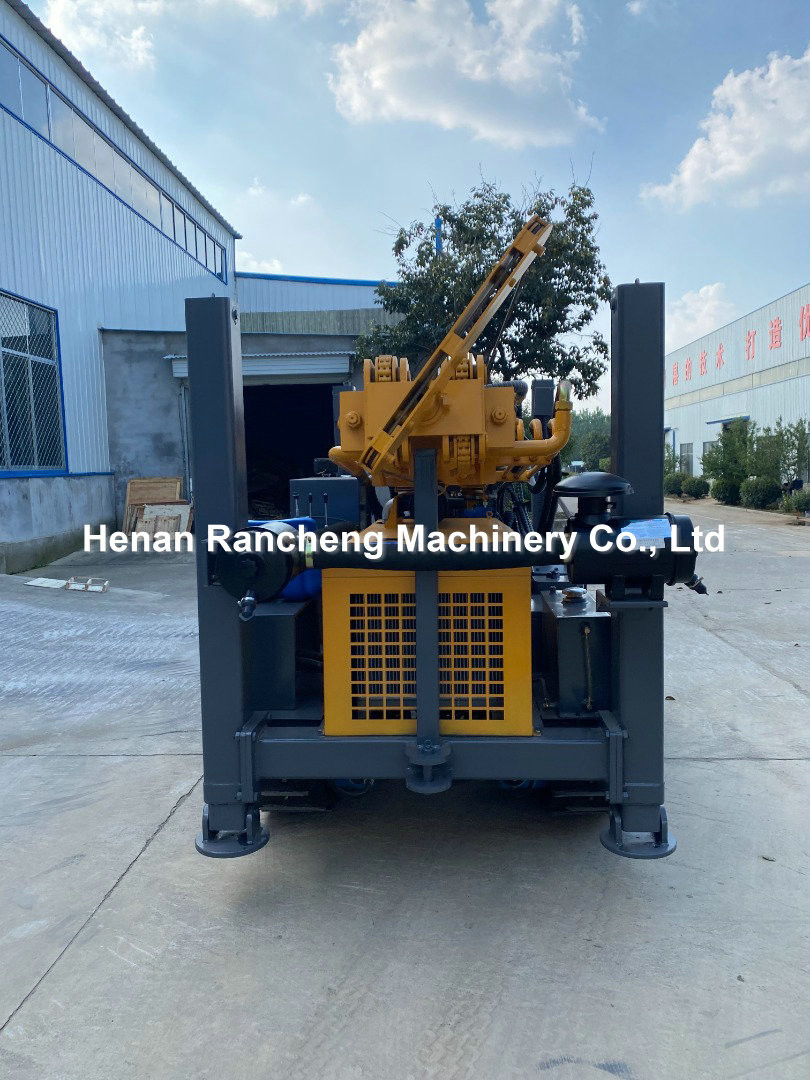58KW Diesel Hydraulic Drilling Machine For 200m Water Wells With 5T Lift
