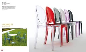 Wholesale clear Victoria Ghost chair armless chair from china suppliers