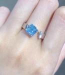 cushion Cut Engagement Ring lab diamond jewelry loose lab made diamonds jewelry