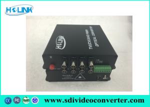 Wholesale 4ch AHD Over Fiber Optic,4 ch AHD +1 ch RS485(optional) ,fiber optic to coaxial converter from china suppliers