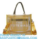 Wholesale Summer Clear Mesh PVC Beach Bags Transparent Design Tote Bags Women