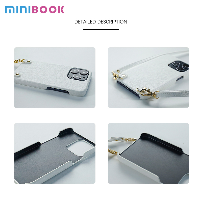 Compatible For Iphone Minibook Customize Logo Lanyard Mobile Cover Cellphone Casing