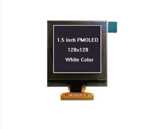 Wholesale 128x128 1.5'' Small Square White Mono OLED Display 25Pin SSD1107 Monochrome PMOLED from china suppliers