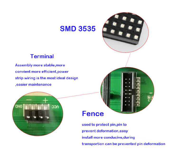 256*128mm Super Bright P8 Outdoor Led Display Module