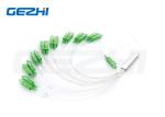 1x16 SC Green Connector Low Insertion Loss 0.9mm Mini Tube PLC Splitter