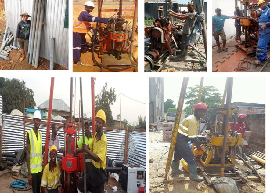 Mining Core Full Rotary Hydraulic Water Well Drilling Rig Crawler Surface Underground