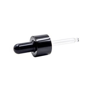 Wholesale Bright Black Center Ring Plastic Dropper Pipette Cap 18 410 Anodized from china suppliers