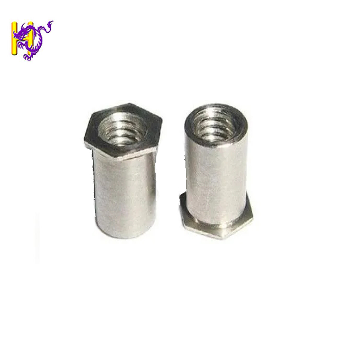 SO SOS Hexagonal Blind Threaded Standoffs Threaded Rivet Nuts Zinc Plated
