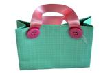 Personalized Paper Gift Bags With Handles, Varnishing Paper Packaging Bags For