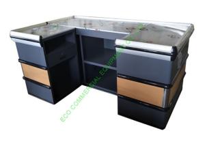 Wholesale Modern Supermarket Steel Cashier Table / Store Retail Counter Without Belt from china suppliers