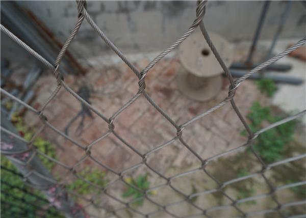 25x25mm Stainless Steel Ferrule Rope Mesh