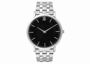 Wholesale Polished Silver Chain Minimalist Modern Watches Simple Elegant Mens Watch from china suppliers