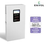 48V Lithium Solar Battery Built In BMS , 51.2V 200AH Touch Screen Lifepo4