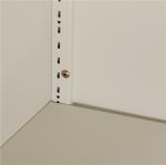 Laboratory Vessel Storage 0.131cbm Two Glass Door Filing Cabinet Commercial