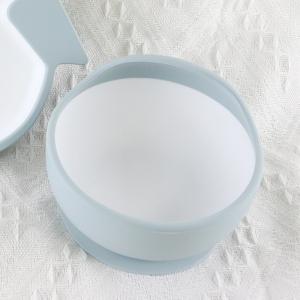 Wholesale Custom BPA Free Baby Food Bowl Set , Food Grade Suction Baby Silicone Bowl from china suppliers