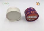 Offset 4 Color Printing Cardboard Cylinder Tubes For Food Packing