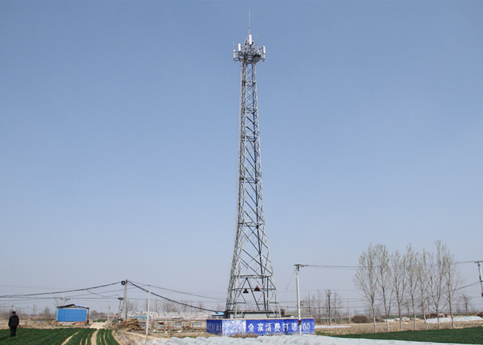 ISO 1461 Standards Mobile Communication Antenna Tower, GSM Telescopic Tower