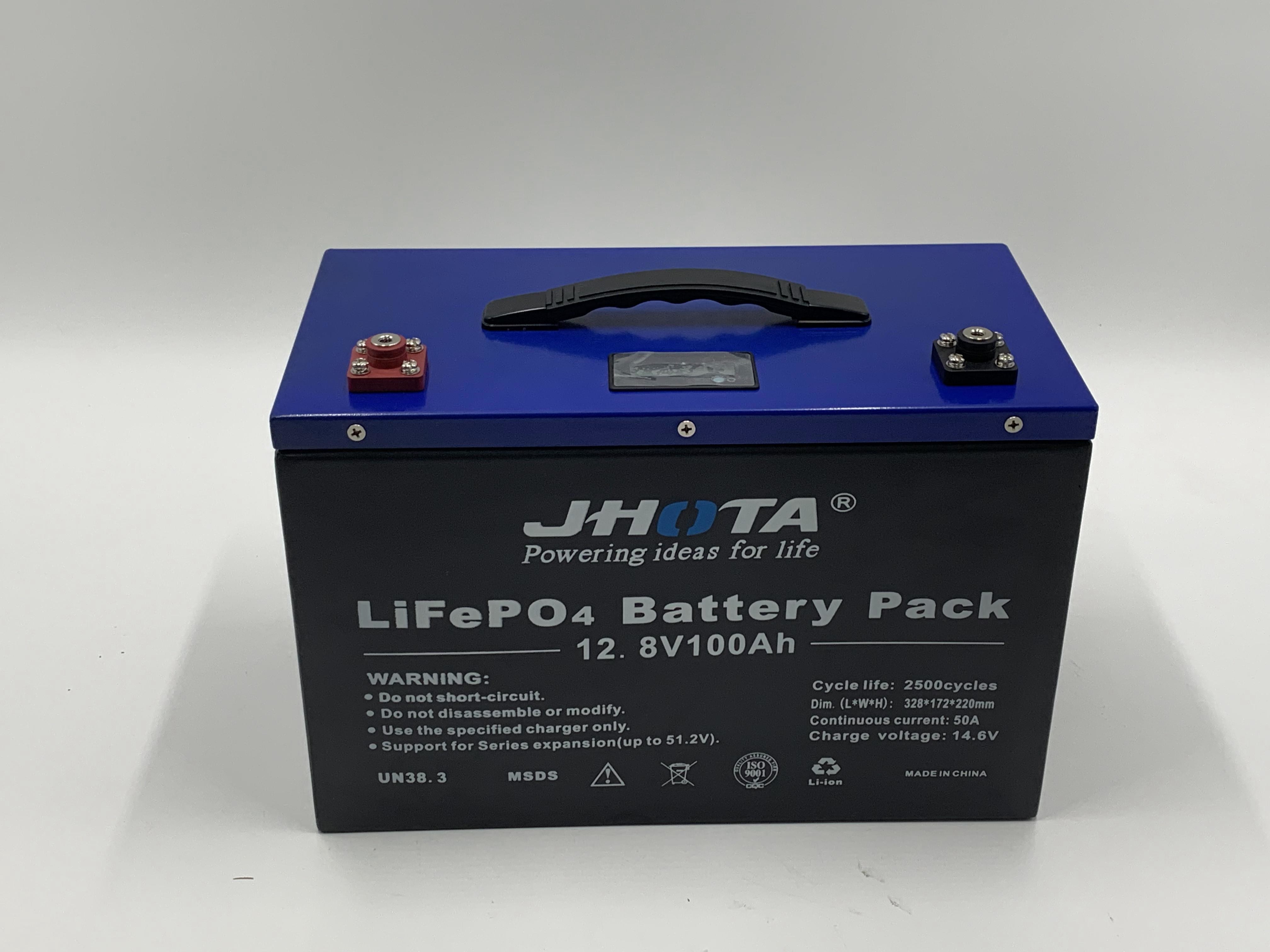1280Wh 12V100Ah Deep Cycle LiFePO4 Battery For RV Camping Caravan