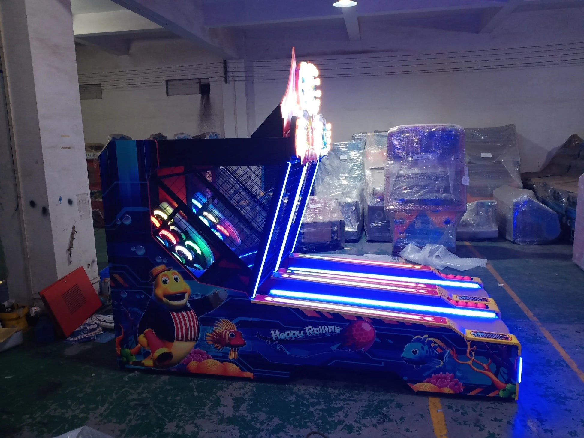 Happy Rolling Bowling Sport Game Machine Amusement Coin Operated Electronic Lottery Ticket Redemption Games