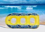 Colorful Portable 3 Person Inflatable Tube Three Person Float Tube 249cmx122cm