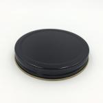 Clear Mini Cookie Glass Canister Jar With Black Airtight Lids