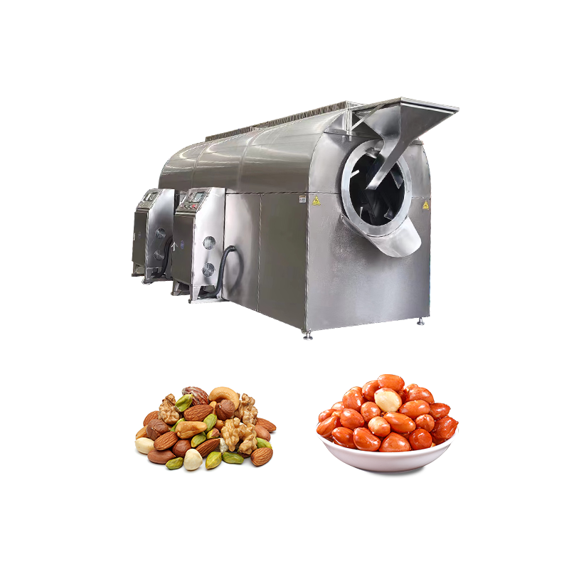 200KG Nuts Processing Equipment Cashew Nut Roaster Machine For Sesame Roasted Seed