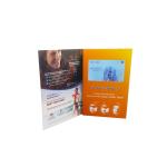 Transparent Display LCD Video Brochure Card Customized For Festival