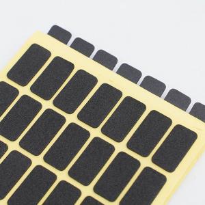 China Custom Self Adhesive Silicone Rubber Gasket Anti Slip Shock Absorption Black Foot Pads on sale